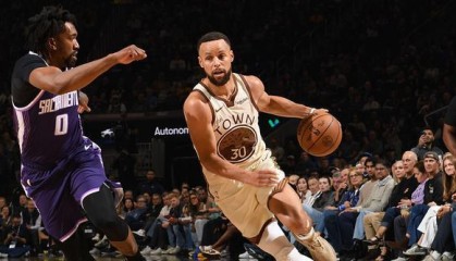 NBA直播-库里17+5梅尔顿21+5 勇士力克国王结束4连败